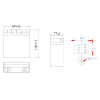 AKUMULATOR 12.8V/24AH/LIFEPO4-MWLJ MW Power