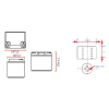 AKUMULATOR 12.8V/50AH/LIFEPO4-MWLJ MW Power