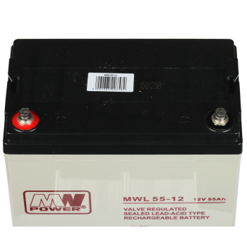 AKUMULATOR 12V/55AH-MWL MW POWER
