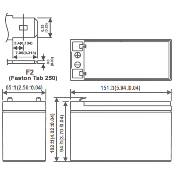 AKUMULATOR 12V/9AH-MWP