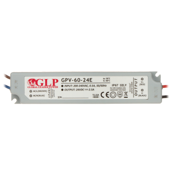ZASILACZ IMPULSOWY 24V/2.5A/GPV-MINI