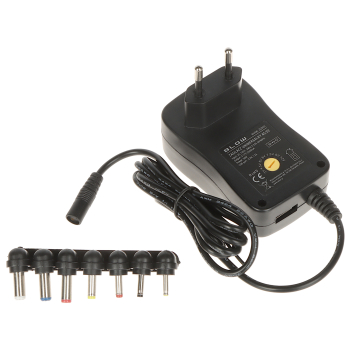 ZASILACZ IMPULSOWY 3-12V/2A/BL USB