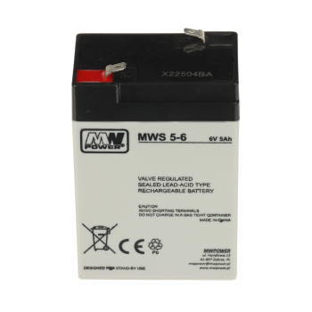AKUMULATOR 6V/5AH-MWS MW POWER
