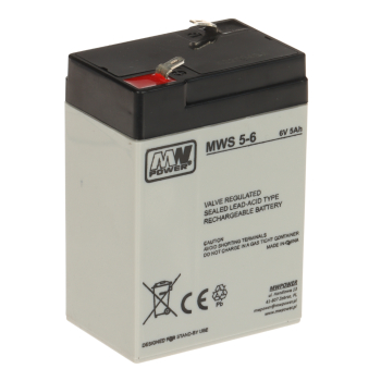 AKUMULATOR 6V/5AH-MWS MW POWER
