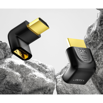 KOMPLET ADAPTERÓW KĄTOWYCH A1046ABK03 HDMI / HDMI UNITEK