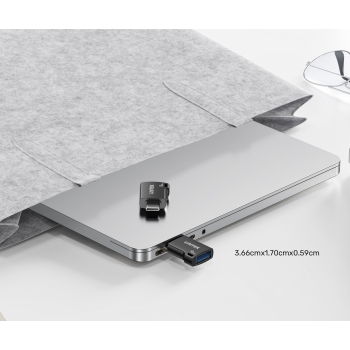 PRZEJŚCIE A1048ABK01 WTYK USB-C / GNIAZDO USB-A UNITEK