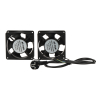 WENTYLATOR A19-2W-B ZASTOSOWANIE: SZAFY RACK