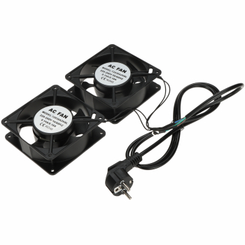 WENTYLATOR A19-2W-B ZASTOSOWANIE: SZAFY RACK