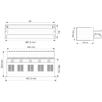OBUDOWA A19-TS-35/OB-4U