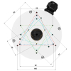UCHWYT KAMERY A22_V5.0 TIANDY