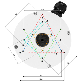 UCHWYT KAMERY A22_V5.0 TIANDY