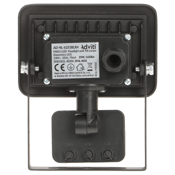 REFLEKTOR LED Z CZUJNIKIEM RUCHU AD-NL-6253BLR4 ADVITI