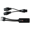 ZESTAW ADAPTERÓW AD-UTP-2W/2G-IP 2x RJ45 / 1x RJ45