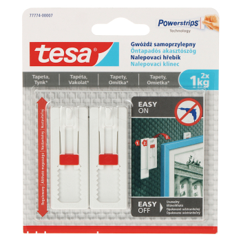 REGULOWANY GWÓŹDŹ SAMOPRZYLEPNY ADHESIVE-NAIL/1 TESA