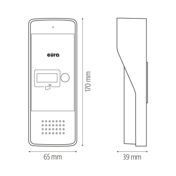 DOMOFON ADP-25A3/B EURA