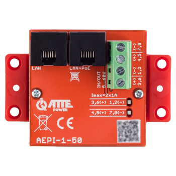 ADAPTER ZASILANIA POE AEPI-1-50 ATTE