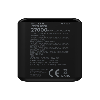 POWERBANK AIR99.9/B 27000 mAh 140 W Blow