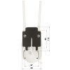 KAMERA IP OBROTOWA ZEWNĘTRZNA APTI-W31S2-TUYA Tuya Smart Wi-Fi, - 3 Mpx 3.6 mm
