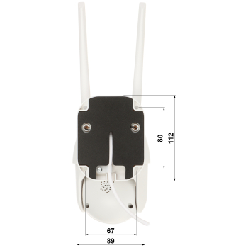 KAMERA IP OBROTOWA ZEWNĘTRZNA APTI-W31S2-TUYA Tuya Smart Wi-Fi, - 3 Mpx 3.6 mm