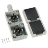 GNIAZDO NATYNKOWE PODWÓJNE AQUANT-2K-G2/V2/EPN 250 V AC 16 A IP65 Elektro-Plast Nasielsk
