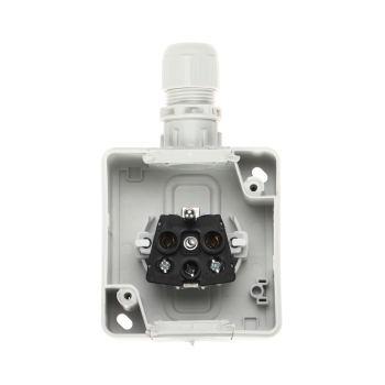GNIAZDO NATYNKOWE POJEDYNCZE AQUANT-G1/EPN-V2 250 V AC 16 A IP65 Elektro-Plast