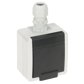 GNIAZDO NATYNKOWE POJEDYNCZE AQUANT-G1/EPN-V2 250 V AC 16 A IP65 Elektro-Plast