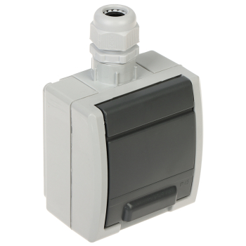 GNIAZDO NATYNKOWE POJEDYNCZE AQUANT-G1/EPN 230 V AC 16 A IP65 Elektro-Plast