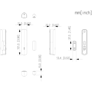 BEZPRZEWODOWY KONTAKTRON ARD333-W2(868S) DAHUA