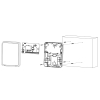 BEZPRZEWODOWY EKSPANDER WE/WY PRZEWODOWYCH ARM9A4-W2(868) DAHUA