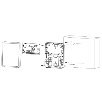 BEZPRZEWODOWY EKSPANDER WE/WY PRZEWODOWYCH ARM9A4-W2(868) DAHUA