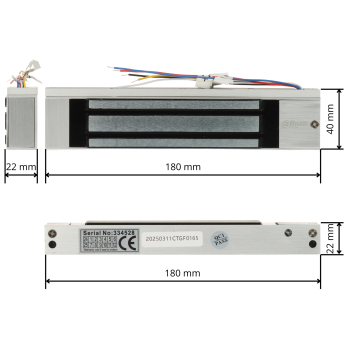 ZWORA ELEKTROMAGNETYCZNA ASF180A-V1 DAHUA