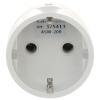 INTELIGENTNE GNIAZDO ELEKTRYCZNE ASW-200-F-W BE WAVE 2300 W SATEL