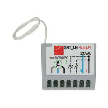 STEROWNIK DO 1 ROLETY 230 V ATELOR-SRT_LN 433.92 MHz ATELOR