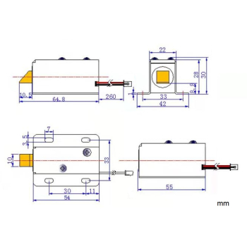 ZACZEP ELEKTROMAGNETYCZNY SZAFKOWY ATLO-DT-L08