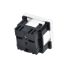GNIAZDO NATYNKOWE POJEDYNCZE Z ŁĄCZNIKIEM ATLO-S1IP5-SW 220 ... 240 V 10 A ATLO