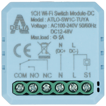 INTELIGENTNY PRZEŁĄCZNIK ATLO-SW1C-TUYA Wi-Fi, Tuya Smart