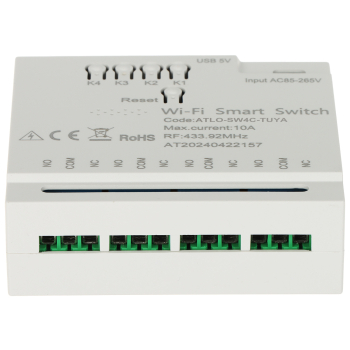 INTELIGENTNY PRZEŁĄCZNIK ATLO-SW4C-TUYA Wi-Fi, Tuya Smart