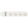 INTELIGENTNA LISTWA ZASILAJĄCA ATLO-WS95U-TUYA (4 GNIAZDA + 2 USB + 1 USB-C) Wi-Fi, Tuya Smart 1.5 m
