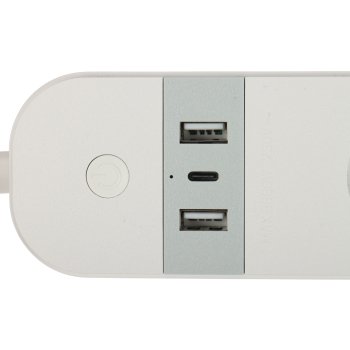 INTELIGENTNA LISTWA ZASILAJĄCA ATLO-WS95U-TUYA (4 GNIAZDA + 2 USB + 1 USB-C) Wi-Fi, Tuya Smart 1.5 m
