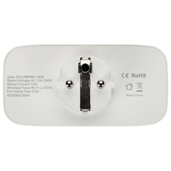 INTELIGENTNE GNIAZDO ELEKTRYCZNE ATLO-WS99EU-TUYA Wi-Fi, Tuya Smart