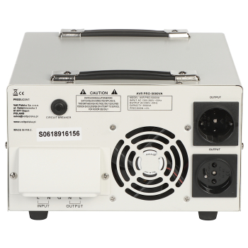 STABILIZATOR NAPIĘCIA SIECIOWEGO AVR-PRO-5000VA VOLT Polska