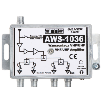 WZMACNIACZ ANTENOWY AWS-1036 AMS