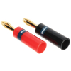 PARA WTYKÓW BANANOWYCH BAN-PLUG-V1 CZERWONY + CZARNY VITALCO