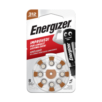 BATERIA CYNKOWO-POWIETRZNA DO APARATÓW SŁUCHOWYCH BAT-AZ-312/E*P8 ENERGIZER