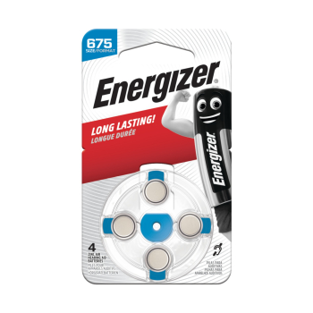 BATERIA CYNKOWO-POWIETRZNA DO APARATÓW SŁUCHOWYCH BAT-AZ-675/E*P4 ENERGIZER