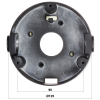 UCHWYT SUFITOWY DO KAMER KULISTYCH BD-MC129-BLACK