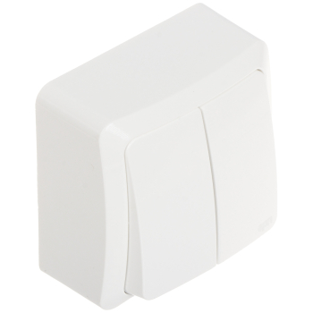 ŁĄCZNIK ŚWIECZNIKOWY PODWÓJNY BERG/3711-00/EPN 250 V 10 A Elektro-Plast