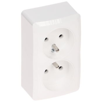 GNIAZDO NATYNKOWE PODWÓJNE BERG/3743-00/EPN 250 V 16 A Elektro-Plast