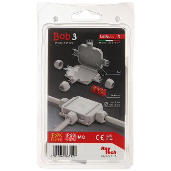 PUSZKA POŁĄCZENIOWA GELBOX BOB3 IP68 / IP69K RayTech
