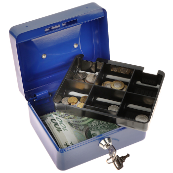 KASETA METALOWA NA PIENIĄDZE BOX-150